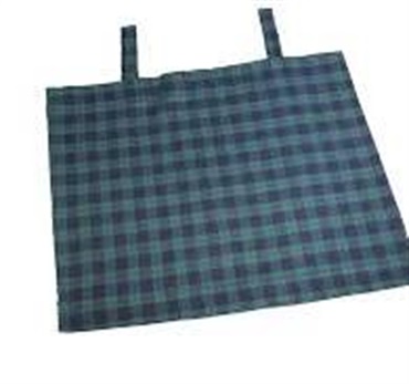 スマイルウロバッグカバー綿　チェック　_1枚