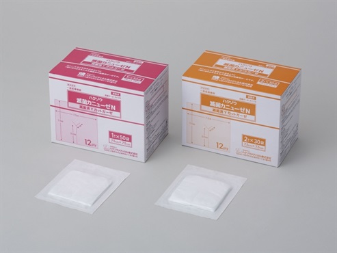 滅菌カニューゼN（Yカットガーゼ）　2枚×30袋入　1箱