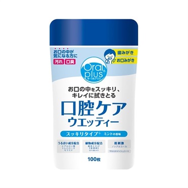口腔ケアウエッティースッキリタイプ　本体100枚入　_1個