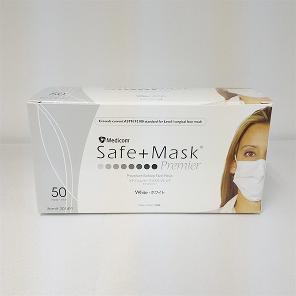 メディコム　セーフマスクプレミア　ホワイト　50枚入　_1箱