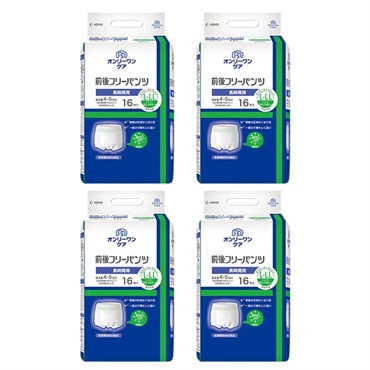 オンリーワンケア　前後フリーパンツL-LL　16枚入×4袋　_1ケース