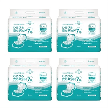 オンリーワンケア　ひろびろ安心パッド7回　30枚入×4袋　_1ケース