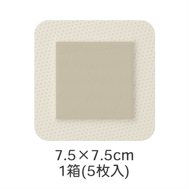 メピレックスボーダーAg　7.5×7.5cm　5枚　_1箱