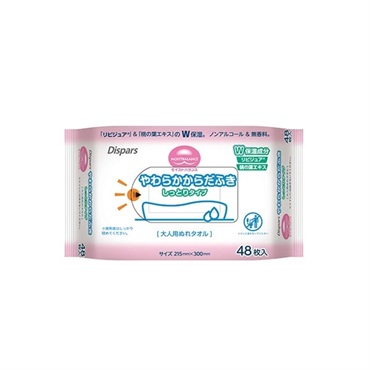 モイストバランスやわらかからだふき　48枚入　_1パック