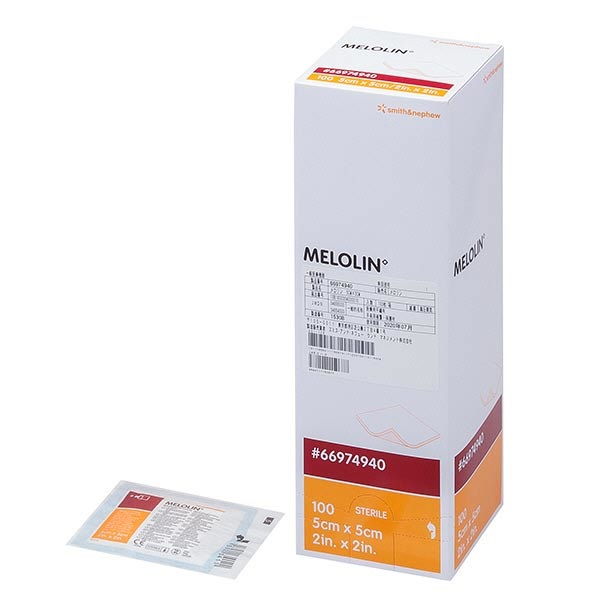 メロリン滅菌　5cm×5cm　100枚入　_1箱