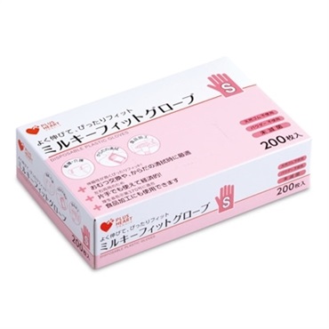 ミルキーフィットグローブ　S　200枚入　_1箱