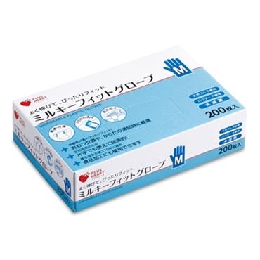 ミルキーフィットグローブ　M　200枚入　_1箱