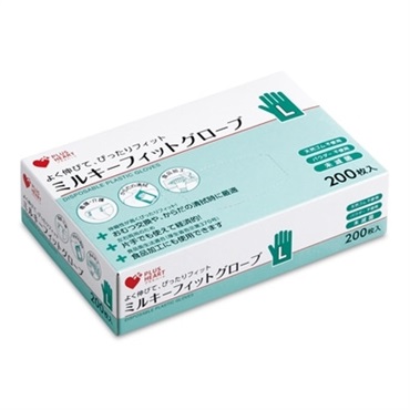 ミルキーフィットグローブ　L　200枚入　_1箱
