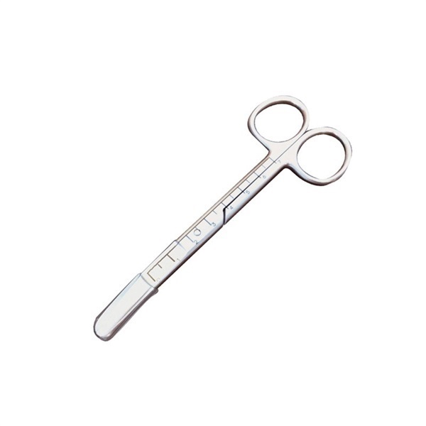 メジャー付ハサミ　左利き用　130mm　_1丁