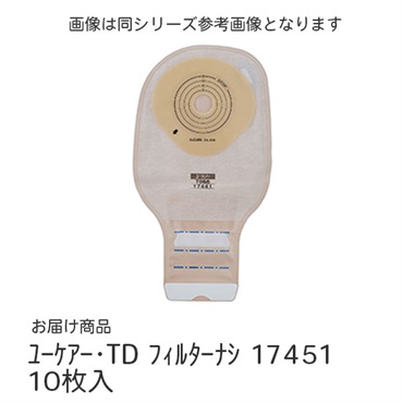 ユーケアー・ TDフィルターナシ17451　10枚入　_1箱