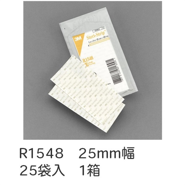 3M　ステリストリップ　スタンダード　スキンクロージャー25mm幅　25袋入　_1箱